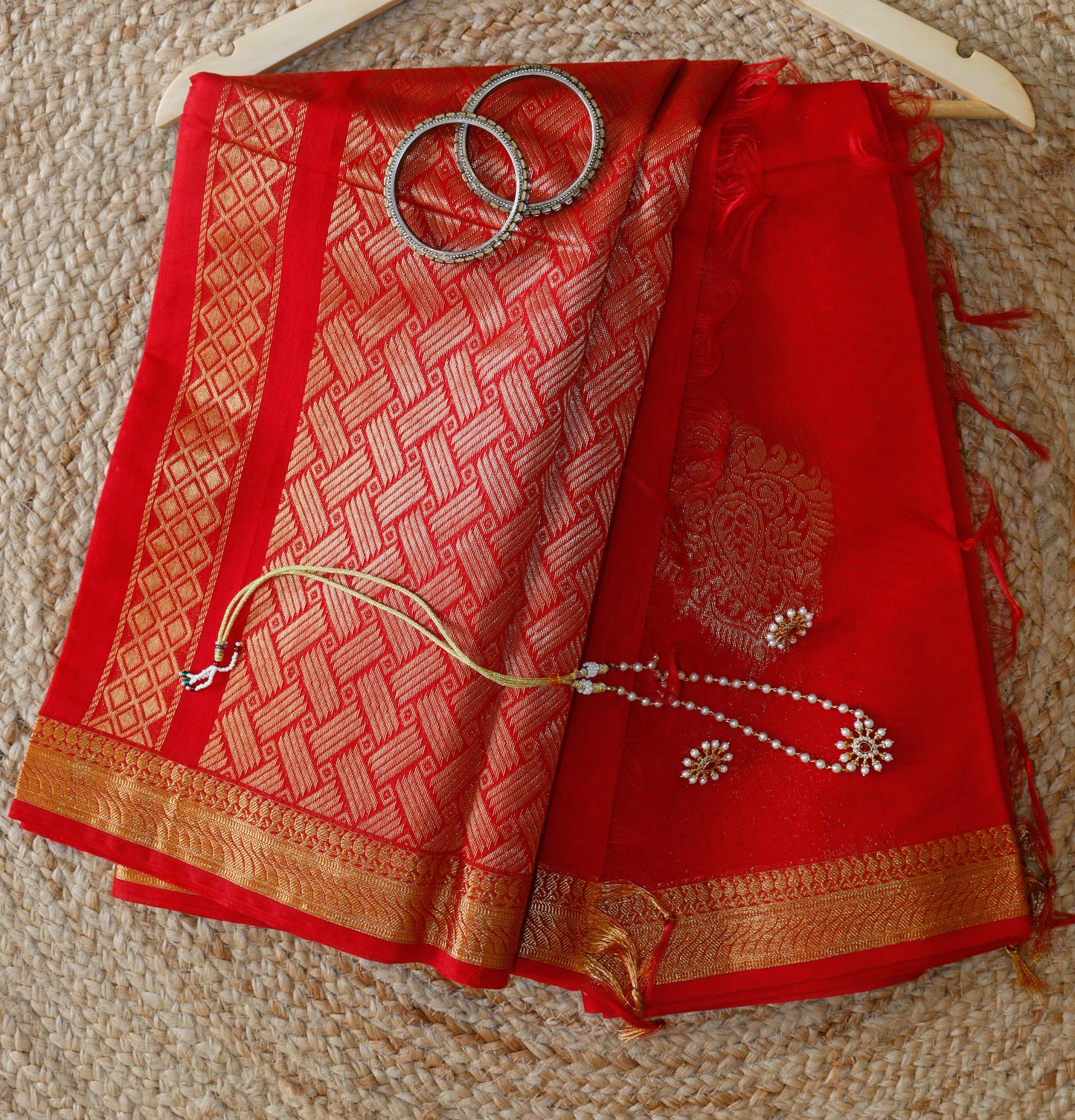 Royal Red Traditional Saree