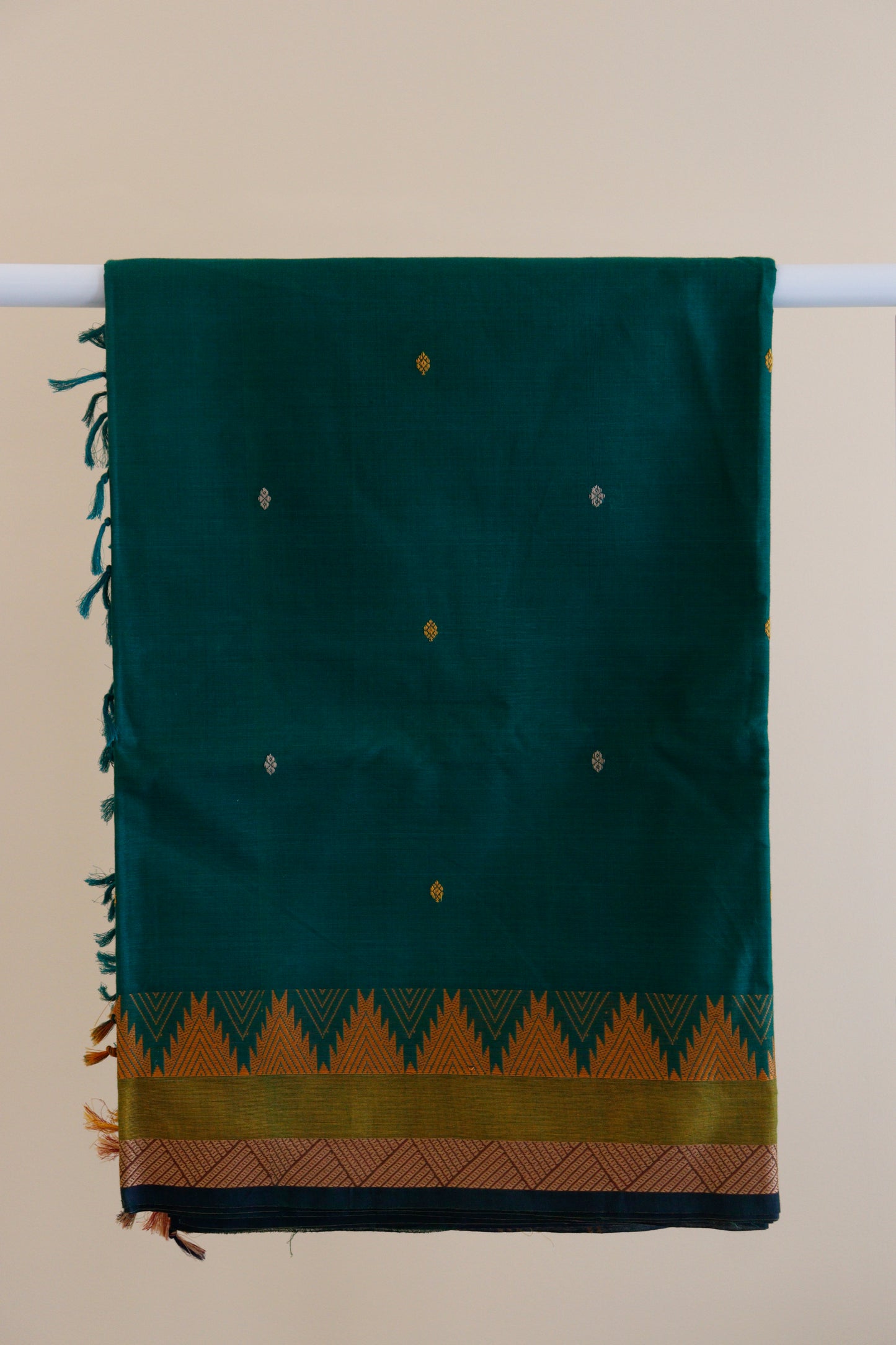 Green Chettinadu Cotton Saree