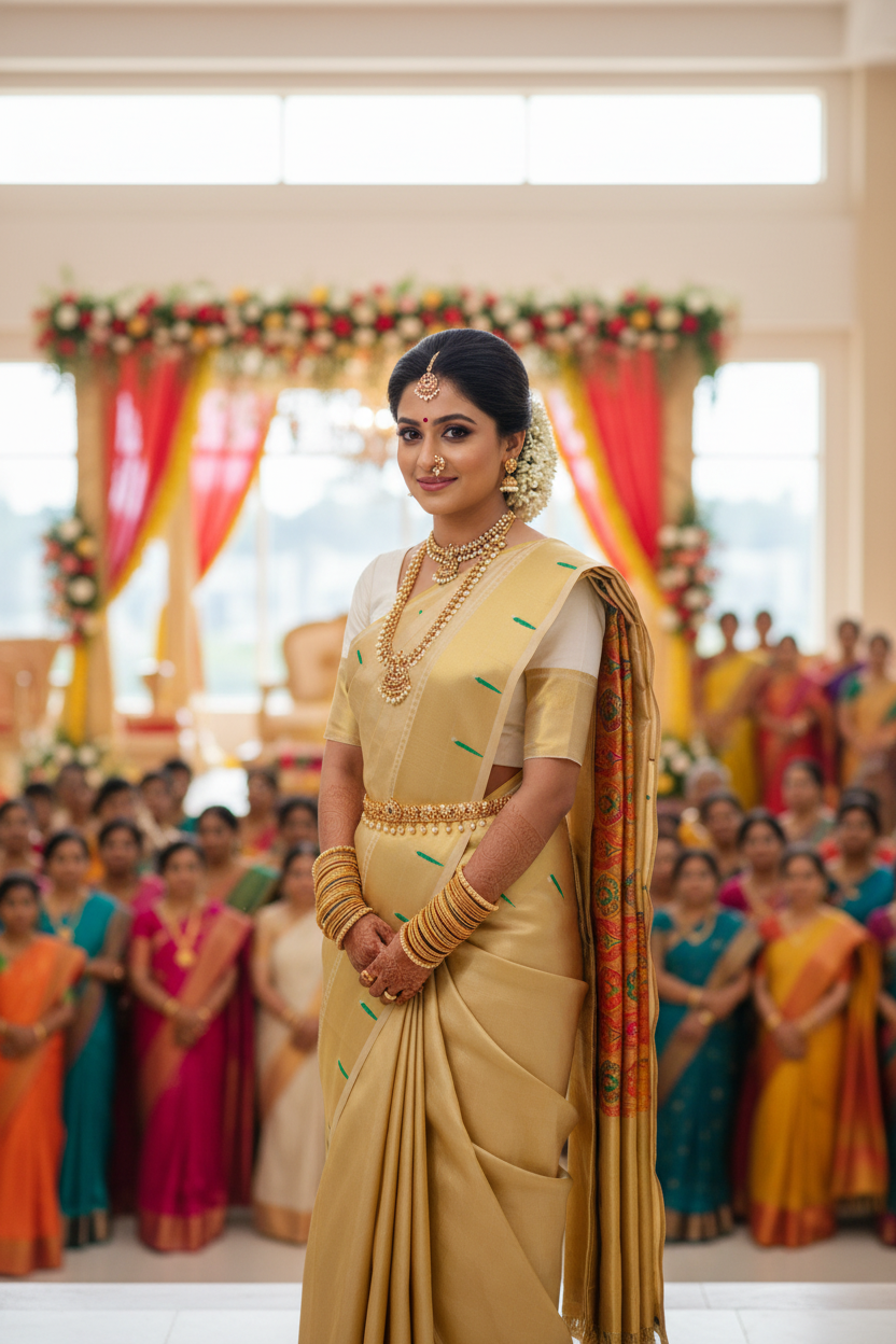 Rich Gold Tissue Silk Saree
