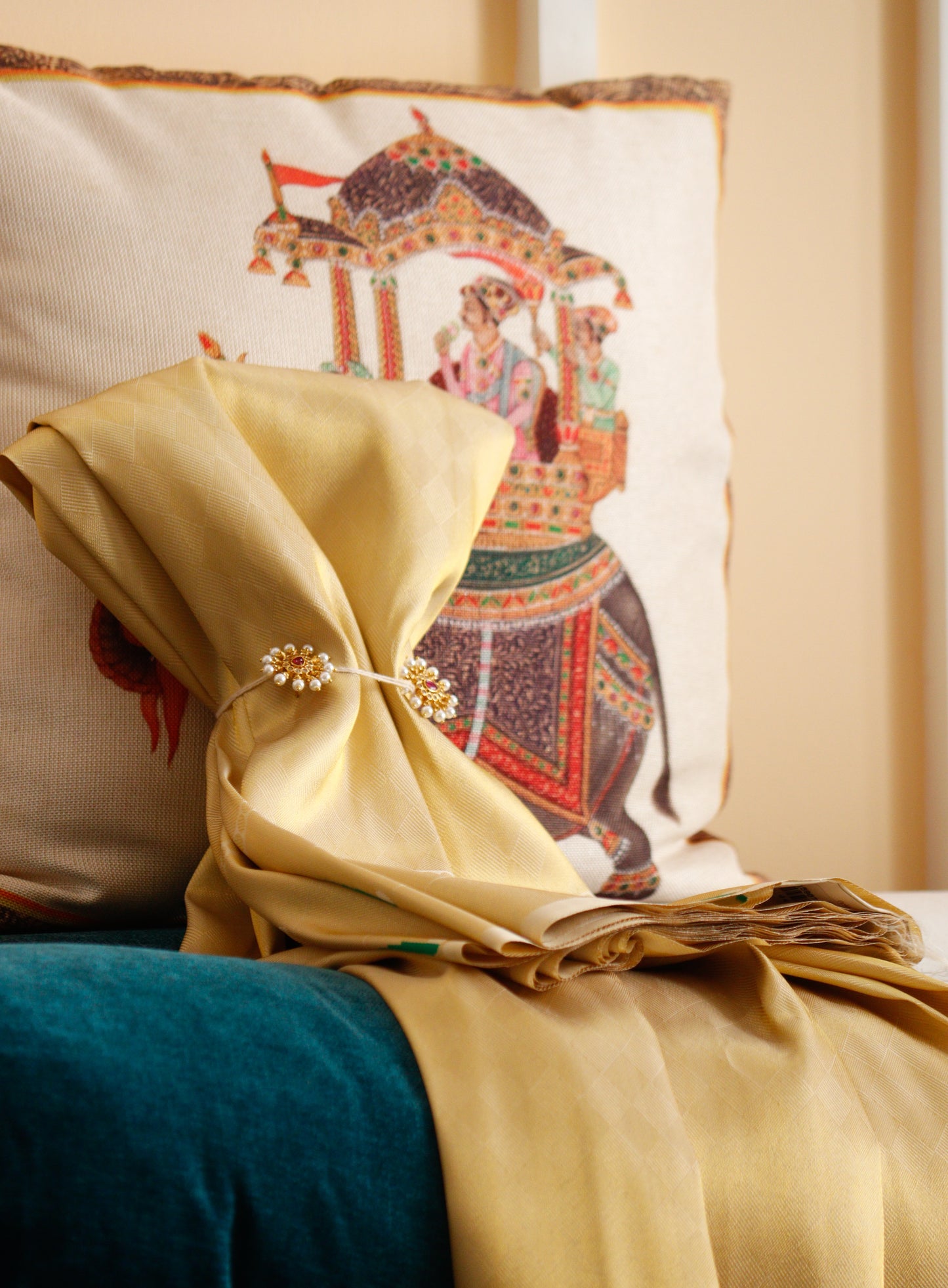 Rich Gold Tissue Silk Saree