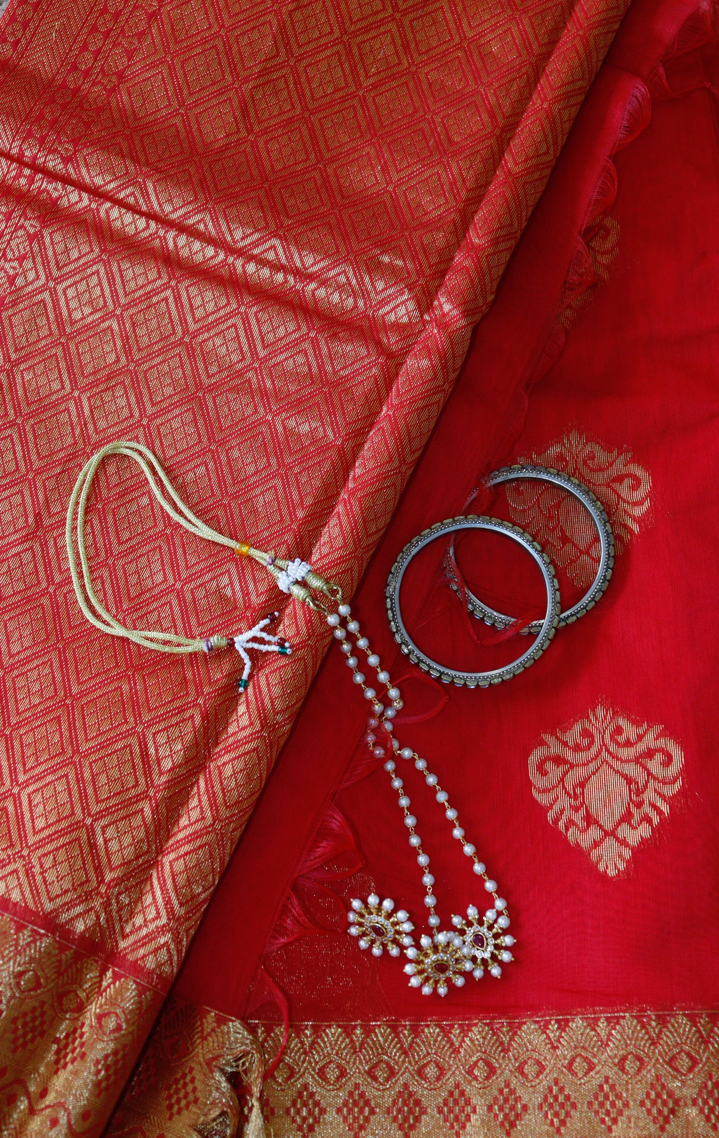 Royal Red Traditional Saree
