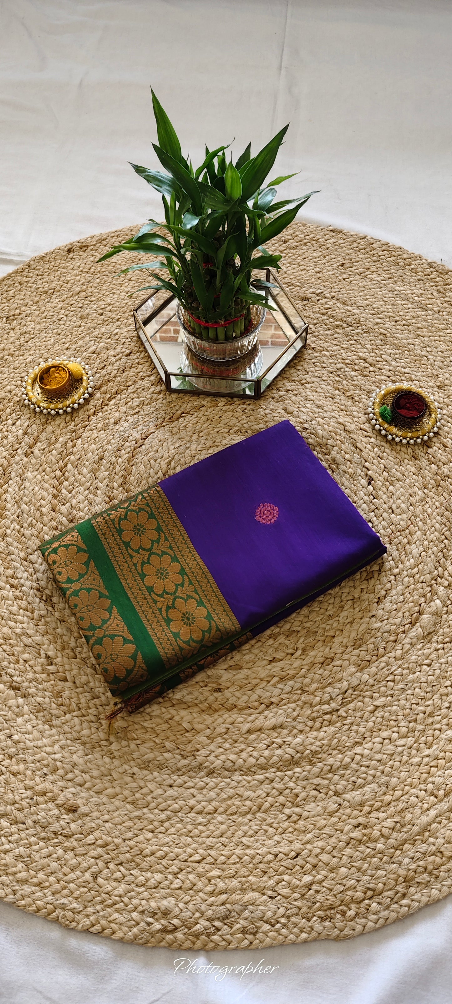 Purple Kanchi Cotton Saree